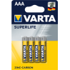 4 x VARTA SUPERLIFE AAA Batterie 1,5 Volt