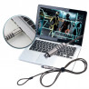 AURUM Universal Notebook/Laptop-Schloss für Geräte ohne Kensington-Steckplatz