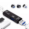 AURUM Universal-Adapter: Micro-SD zu USB 3.0 zu USB-C zu Android zu Micro-USB