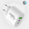 AURUM Schnellladegerät | USB-A | 2 x USB-C
